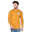 Geum Mens Mandarin Collar Shirt Slim