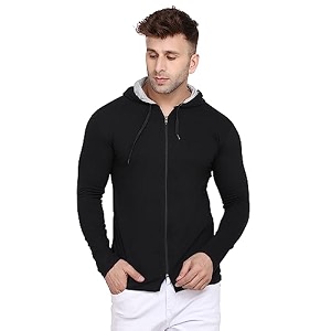 Geum Mens Hooded Neck Full Sleeves T-Shirt