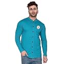 Geum Mens Mandarin Collar Shirt Slim