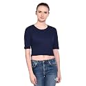 Geum Women39s Cotton Round Neck Half Sleeve