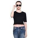 Geum Women39s Cotton Round Neck Half Sleeve