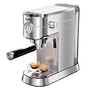 Gevi 20 Bar Espresso Machine,Compatible with Nespresso Pods&Grounds