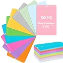 Geyee 100 Pcs 6 x 9 Inch 10 Colors Clasp Manilla Envelopes Mailing