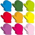 Geyee 108 Pcs Glove Paper Cutouts, Winter Bulletin Board Decor
