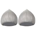 Geyoga 2 Pcs Funny Wig Crazy Hair for Halloween Party Gray