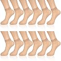 Geyoga 12 Pairs Sheer Ankle Socks