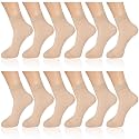 Geyoga 12 Pairs Sheer Ankle Socks
