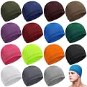 Geyoga 16 Pcs Cooling Skull Caps Breathable Helmet Liners for Men Women
