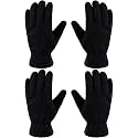 Geyoga 2 Pairs Kids Fleece Gloves