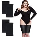 Geyoga 2 Pairs Thigh Wraps for Plus Size Women, Upper Leg Slimming