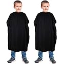 Geyoga 2 Pcs Kids Barber Cape Waterproof Hair Cutting Cape for Hair Stylist