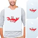Geyoga 30 Pcs Lobster Crab Bibs Bulk 23 Inch