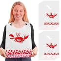Geyoga 30 Pcs Lobster Crab Bibs Bulk 23 Inch