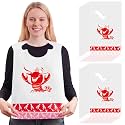 Geyoga 30 Pcs Lobster Crab Bibs Bulk 23 Inch