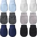 Geyoga 6 Pairs Baby Mittens Newborn No Scratch Gloves Infant