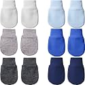 Geyoga 6 Pairs Baby Mittens Newborn No Scratch Gloves Infant