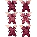 Geyoga 6 Pairs Women Lace Gloves Wedding Tea Party Gloves