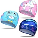 Geyoga Kids Swim Caps for Boys Girls Age 2-12 Swimming Hat