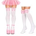 Geyoga Womens Thigh High Stockings Halloween Costume Antiskid