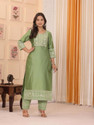 Gf Gul Fashion Women Art Silk Kurta Pant Set