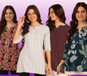 gfashion Women Printed Tunic Kurta