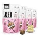 The GFB Birthday Cake Allergen Friendly Protein Bites | Gluten Free Nut Free Snacks | Super Tasty Plant Based Protein Balls | Travel Ready Non-GMO, Kosher &amp; Vegan Snacks | Resealable 4oz Bags, 4 Pack