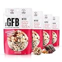 The GFB Chocolate Cherry Almond Protein Bites | Certified Gluten Free Snack Bites | Super Tasty Plant Based Protein Balls | Travel Ready Non-GMO, Kosher &amp; Vegan Snacks | Resealable 4oz Bags, 4 Pack