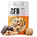 The GFB Dark Chocolate Peanut Butter Protein Bites | Certified Gluten Free Snack Bites | Super Tasty Plant Based Protein Balls | Travel Ready Non-GMO Kosher &amp; Vegan Snacks | Resealable 4oz Bags, 1 Pack