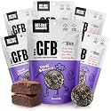 The GFB Fudge Brownie Allergen Friendly Protein Bites | Gluten Free Nut Free Snacks | Super Tasty Plant Based Protein Balls | Travel Ready Non-GMO, Kosher &amp; Vegan Snacks | Resealable 4oz Bags, 6 Pack