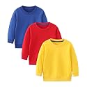 GFQLONG Toddler Boys Crewneck Sweatshirt Long Sleeve Cotton Pullover 1T-10Y