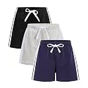 GFQLONG Toddler Boys Girls Cotton Athletic Shorts Summer Soccer 2-8Y