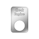 GG Grand General 68551 Stainless Steel Check Engine Switch Plate for Kenworth