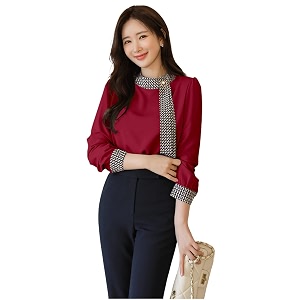 GG Style Women Western Printed Cuff Collar