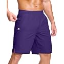 GGJ Men's Lightweight Athletic Shorts with 2 Zipper Pockets 7"/9"/5" Gym Workout Running Quick Dry Tennis Shorts for Men