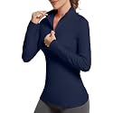 GGOV Golf Shirts for Woman UPF 50+ Sun Protection Quick Dry Lightweight Long Sleeve Polo Shirts for Woman Rash Guard