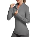 GGOV Golf Shirts for Woman UPF 50+ Sun Protection Quick Dry Lightweight Long Sleeve Polo Shirts for Woman Rash Guard