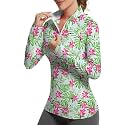 GGOV Golf Shirts for Woman UPF 50+ Sun Protection Quick Dry Lightweight Long Sleeve Polo Shirts for Woman Rash Guard