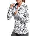 GGOV Golf Shirts for Woman UPF 50+ Sun Protection Quick Dry Lightweight Long Sleeve Polo Shirts for Woman Rash Guard