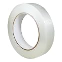 GGR Supplies Fil-810 Fiberglass Reinforced Heavy Duty Mono/Uni-Directional Filament Strapping Tape with Rubber Adhesive. 60 Yards (3, 1" (24mm) X 60 Yds)