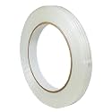 GGR Supplies Fil-810 Fiberglass Reinforced Heavy Duty Mono/Uni-Directional Filament Strapping Tape with Rubber Adhesive. 60 Yards (1, 1/2" (12mm) X 60 Yds)