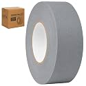 GGR Supplies CGT-80 Gaffers Stage Tape, Gray, 2 in x 60 yd, 24-Pack