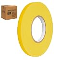 GGR Supplies CGT-80 Gaffers Stage Tape, Yellow, 1/2 in x 60 yd, 96-Pack