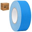 GGR Supplies CGT-80 Gaffers Stage Tape, Light Blue, 2 in x 60 yd, 24-Pack