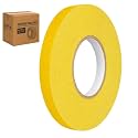 GGR Supplies CGT-80 Gaffers Stage Tape, Yellow, 3/4 in x 60 yd, 64-Pack