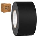 GGR Supplies CGT-80 Gaffers Stage Tape, Black, 3 in x 60 yd, 16-Pack