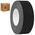 GGR Supplies CGT-80 Gaffers Stage Tape, Black, 2 in x 60 yd, 24-Pack