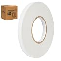 GGR Supplies CGT-80 Gaffers Stage Tape, White, 1/2 in x 60 yd, 96-Pack