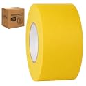 GGR Supplies CGT-80 Gaffers Stage Tape, Yellow, 3 in x 60 yd, 16-Pack