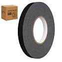 GGR Supplies CGT-80 Gaffers Stage Tape, Black, 3/4 in x 60 yd, 64-Pack
