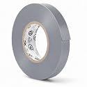 GGR Supplies EL-766AW Gray General Purpose Electrical Tape, 1/2 Inch x 66 Feet, 7 Mil PVC, UL/CSA Listed Core, 600V Flame-Retardant Insulation for Wire Splicing, Bundling &amp; Color Coding, Pack of 1